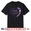 Just One More Chapter Cute Heart Book Lover Funny Reading Shirt