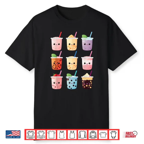 Kawaii Bubble Tea Boba Tea Lover Shirt