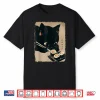 Kawaii Cat Eating Sushi Funny Japanese Anime Cute Cat Girls Shirt