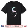 Kawaii Crescent Moon With Hanging Stars Pastel Anime Cute Shirt