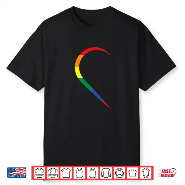 Lgbt Half Heart Love Couple Gay Pride Month Shirt