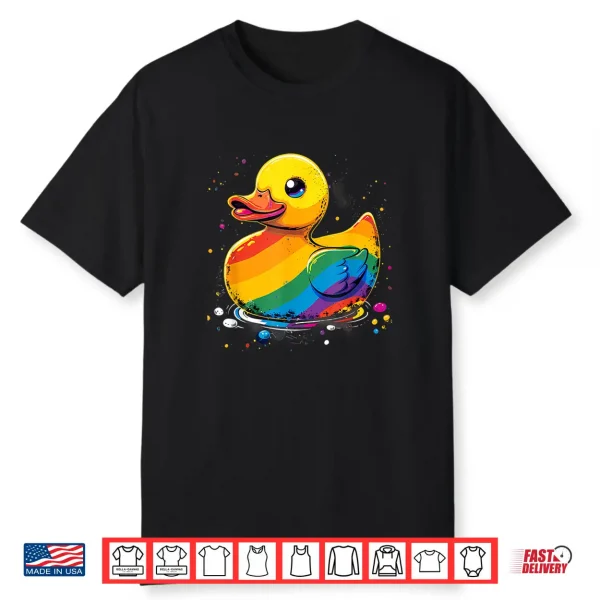 Lgbt Lgbtq Rainbow Lgbt Parade Rubber Duck Gay Pride Month Shirt