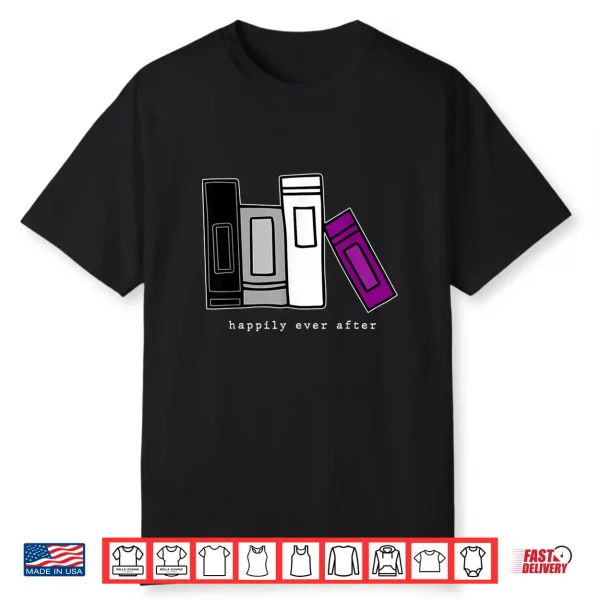 Lgbtq Asexual Pride Books Lgbtqia Pride Month Asexual Shirt