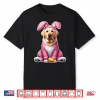 Labrador Golden Retriever Bunny Ears Eggs Cute Easter Dog Shirt