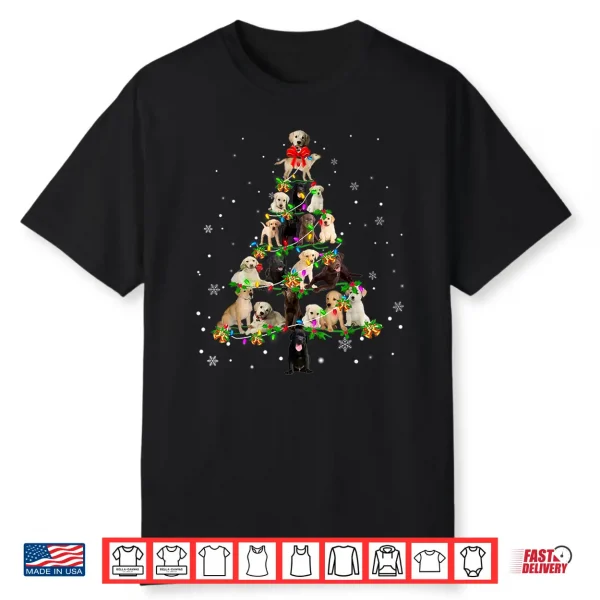 Labrador Retriever Christmas Tree X Mas Gift Shirt
