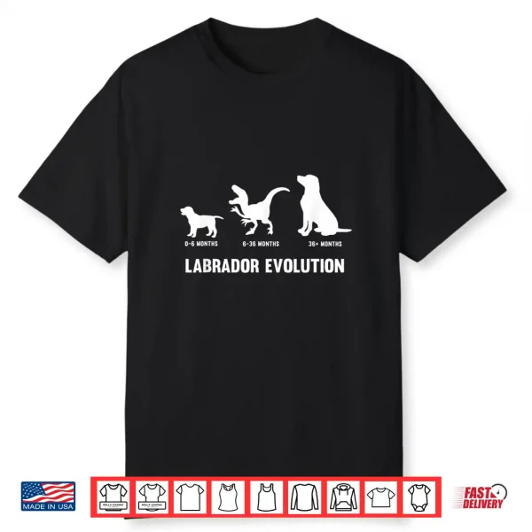 Labrador Retriever Evolution Design Labrador Owner Shirt
