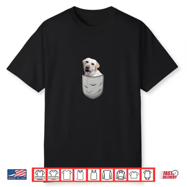 Labrador Retriever Lab Labbi Chest Pocket Dog Lover & Owner Shirt