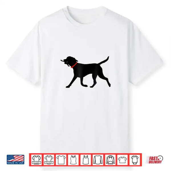 Labrador Retriever Play Fetch Black Lab Shirt