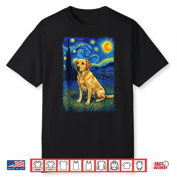 Labrador Starry Night Shirt