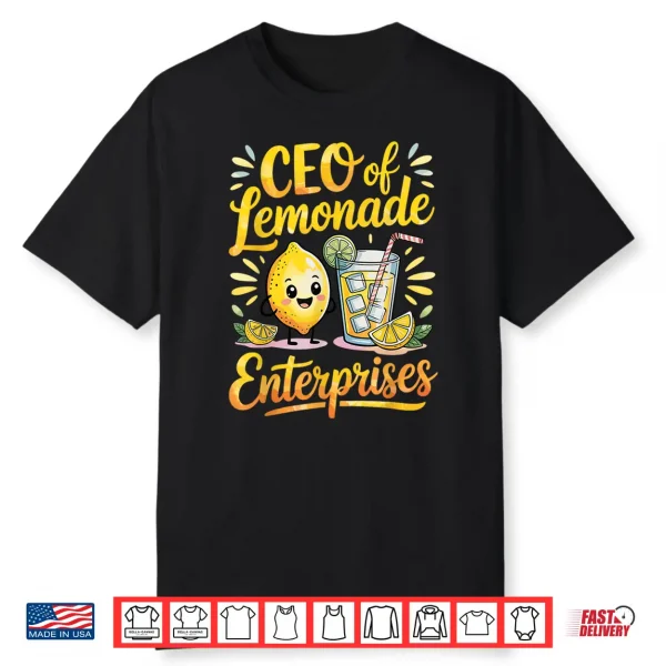 Lemonade Stand Ceo Of Lemonade Enterprises Shirt