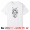 Line Art Best Cat Dad Men Maine Coon Cat Shirt