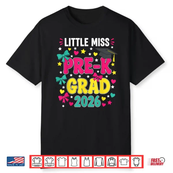 Little Graduate Pre K Grad 2026 Preschool Graduation Shirt