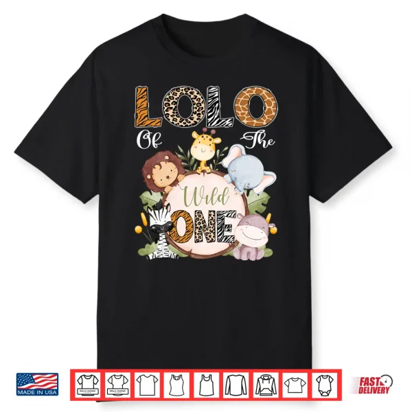 Lolo Of The Wild One 1St Birthday Safari Woodland Performance Shirt