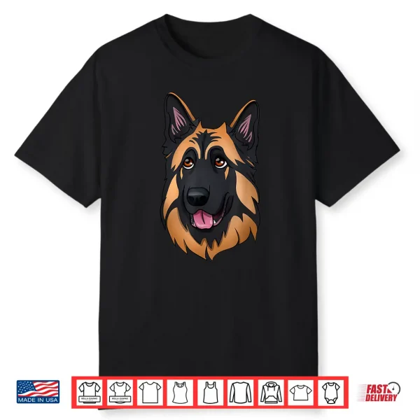 Long Hair German Shepherd Dog Shirt