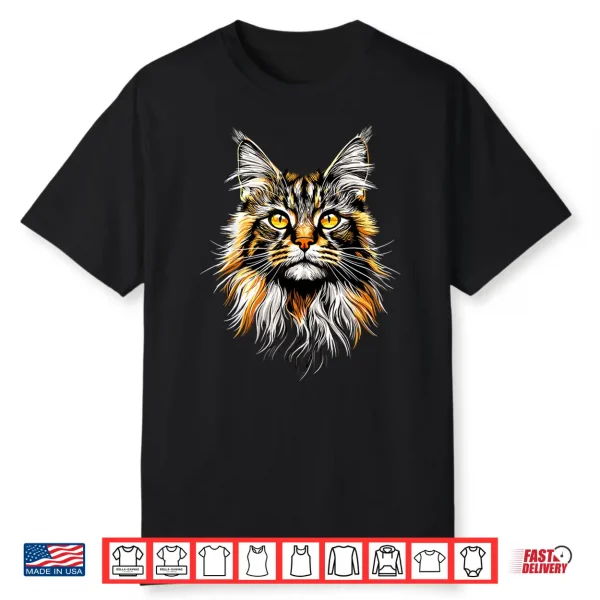 Maine Coon Cat Lovers Cute Funny Maine Coon Cats Lover Shirt
