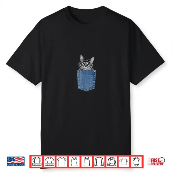 Maine Coon Cat Shirts In Pocket Cute Main Coon Mama T Shirt Shirt