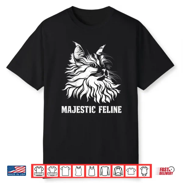 Maine Coon Majestic Feline Maine Coon Lovers Shirt