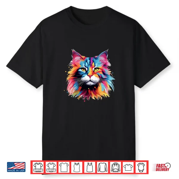 Maine Coon Cat Gift For Cat Lovers Shirt