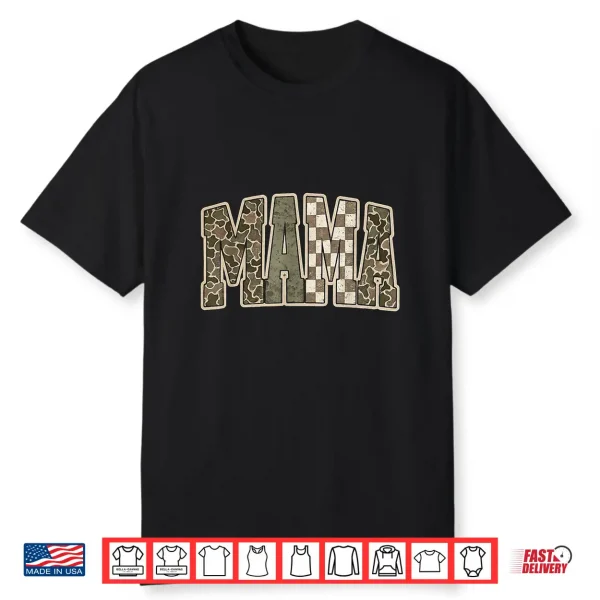 Mama Mommy Happy Mother’S Day Mom Life Retro Camouflage Shirt