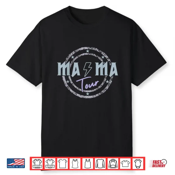 Mama Tour Rock Tour Mom’S Life Mother’S Day Family Shirt