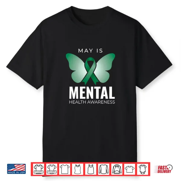 May Is Lupus Month Green Butterfly Awareness Shirt