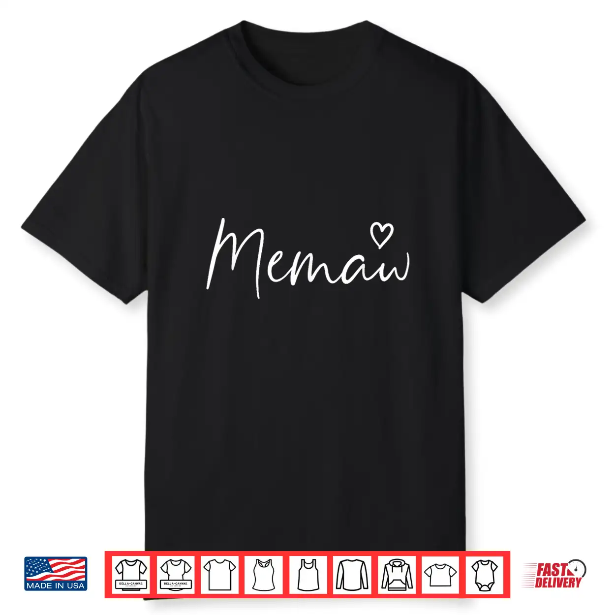 Memaw Gifts For Women Grandma Heart Mother’S Day Memaw Shirt Memaw Gifts For Women Grandma Heart Mother’S Day Memaw Shirt