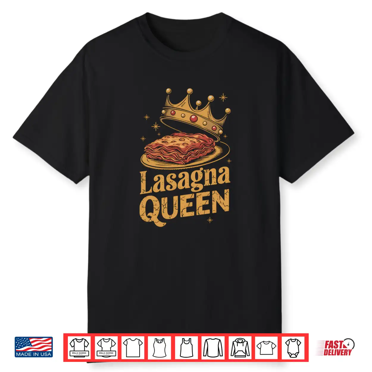 Mens Lasagna Queen Performance Shirt Mens Lasagna Queen Performance Shirt
