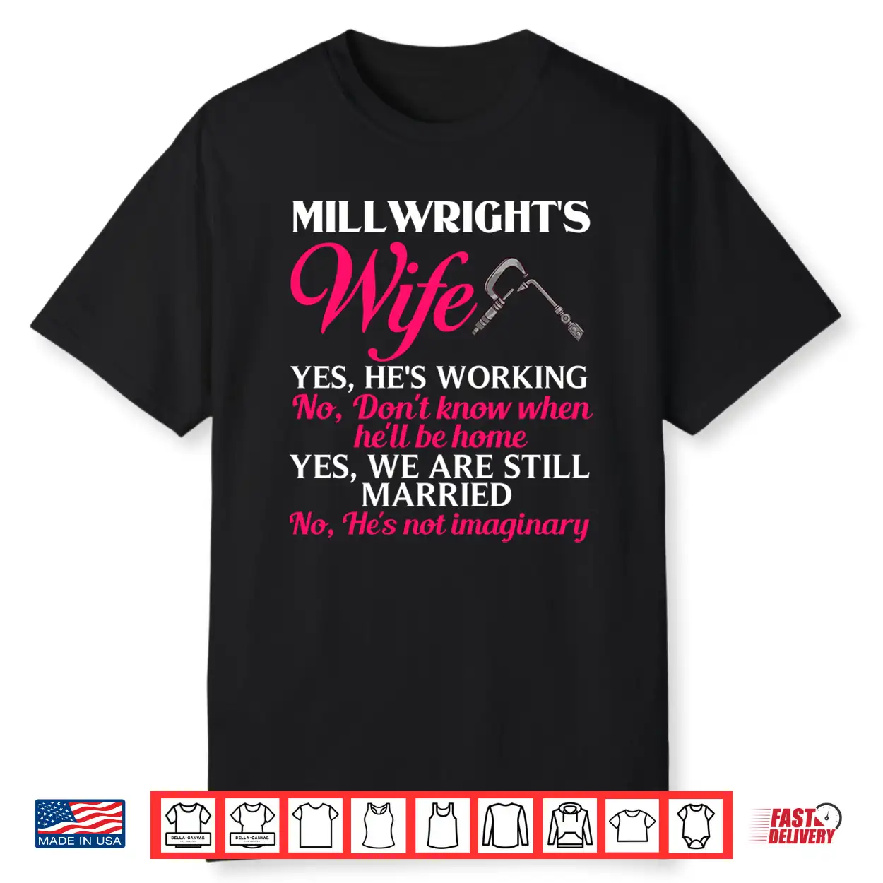 Mens Millwright Wife Training Industrial Mechanic Welding Tools Performance Shirt Mens Millwright Wife Training Industrial Mechanic Welding Tools Performance Shirt