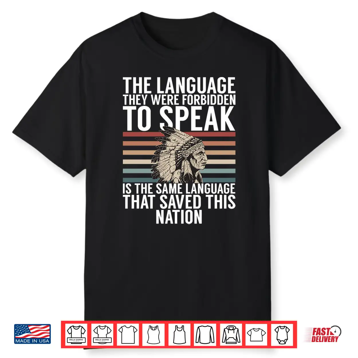 Mens The Language They Were Forbidden To Speak Saved The Nation Performance Shirt Mens The Language They Were Forbidden To Speak Saved The Nation Performance Shirt
