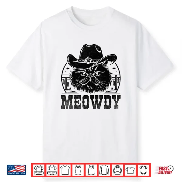 Meowdy Cowboy Persian Cat Persian Longhair Shirt