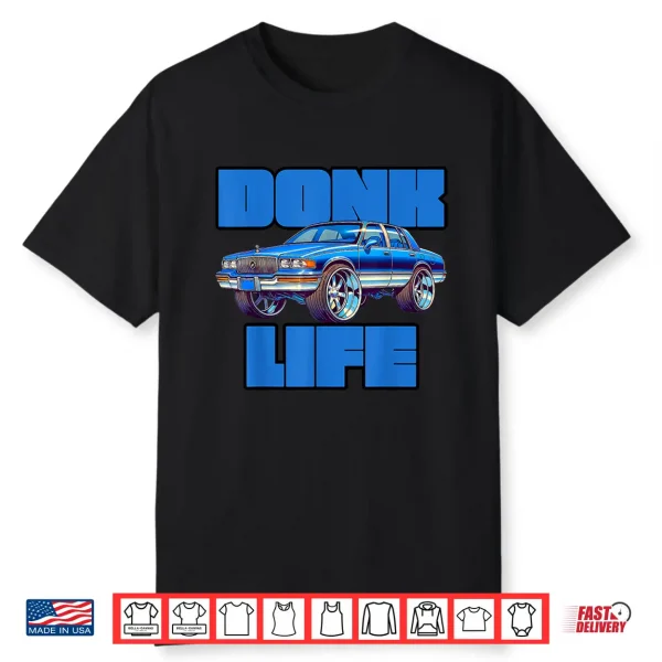 Mexican Latino Cholo Car Show Car Club Scraper Donk Life Rim Shirt