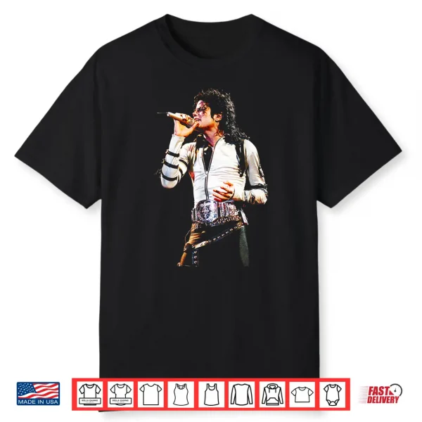 Michael Jackson Bad World Tour Smooth Criminal Live 1988 Shirt
