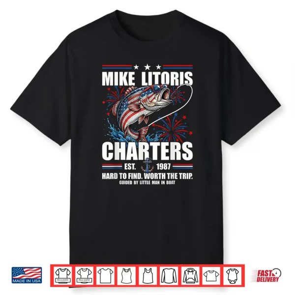 Mike Litoris Funny Adult Humor Innuendo Joke 4Th Of July Shirt