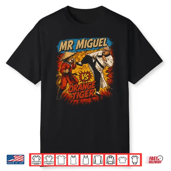 Mistah Miguel Kung Fu Cat Design Shirt