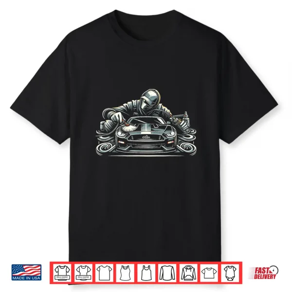 Mobile Auto Detailing Expert Car Detailer Design Shirt