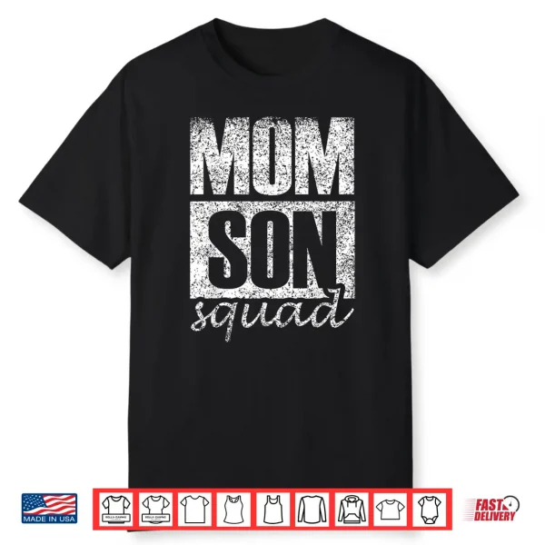 Mommy Son Squad Mother’S Day Matching Mom Sons Mother Son Shirt