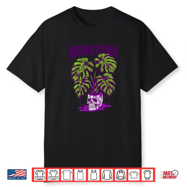 Monstera Skull Pot Shirt