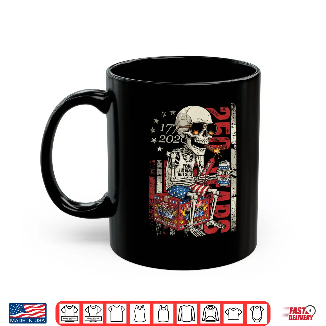 250 Years Funny Skeleton Fireworks American Flag 4Th Of July Shirt 250 Years Funny Skeleton Fireworks American Flag 4Th Of July Shirt
