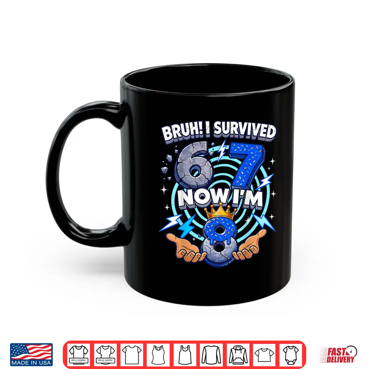 8Th Birthday Boys I`M 8 Year Old Six Seven Bruh 6 7 Shirt 8Th Birthday Boys I`M 8 Year Old Six Seven Bruh 6 7 Shirt