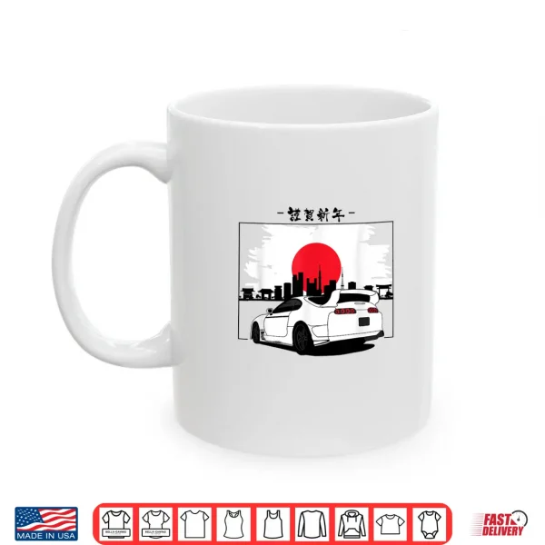 Mug 90s Japan Legend 2JZ Supra MK4 Drift King Car Enthusiast Shirt