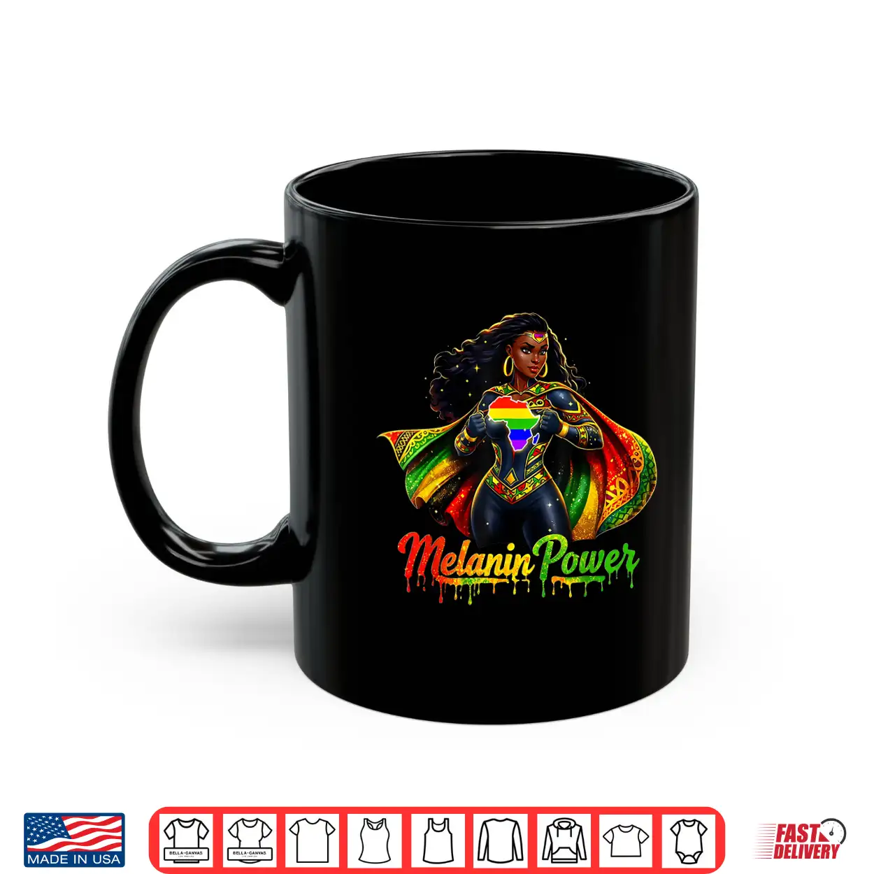 African Pride Strong Melanin Queen Black Woman Shirt African Pride Strong Melanin Queen Black Woman Shirt