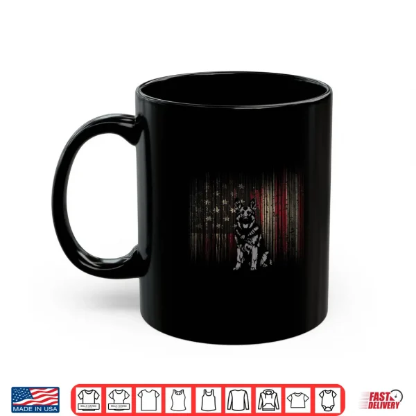 Mug American Flag German Shepherd Dog Shirt