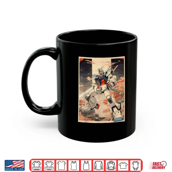 Mug Anime Japanese robot giant mecha anime robot action figure Shirt