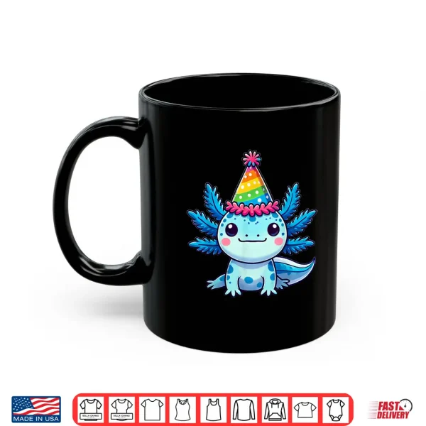 Mug Anime Kawaii Axolotl Birthday Party Hat Shirt
