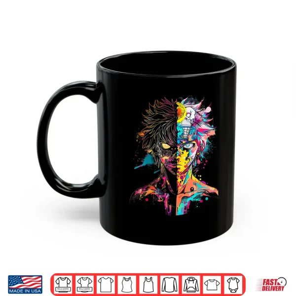 Mug Anime Manga Motif Colorful Artwork Anime Shirt
