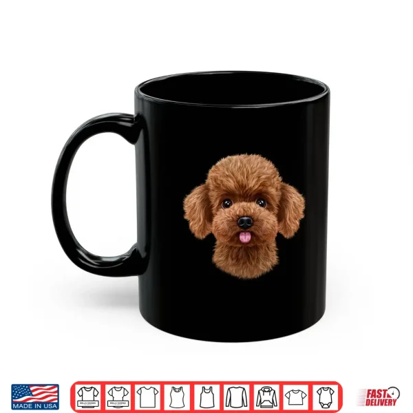 Mug Apricot Toy Poodle Dog Face Shirt