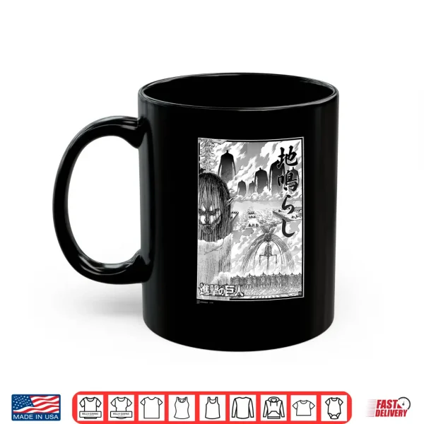 Mug Attack on Titan The Rumbling Epic Battle Manga Chest Poster Shirt