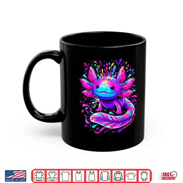 Mug Axolotl Beautiful Colorful Art Axolotl Shirt