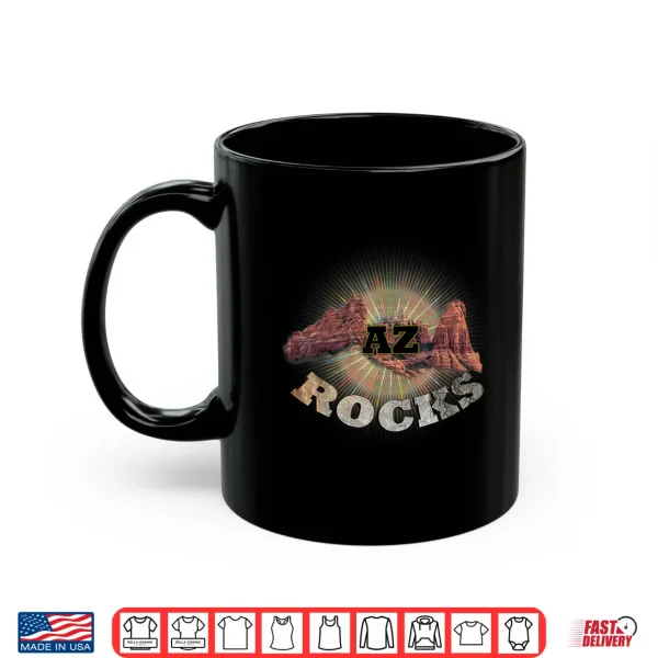 Mug Backpacking Phoenix AZ Rocks Design Mountain Hiking Shirt