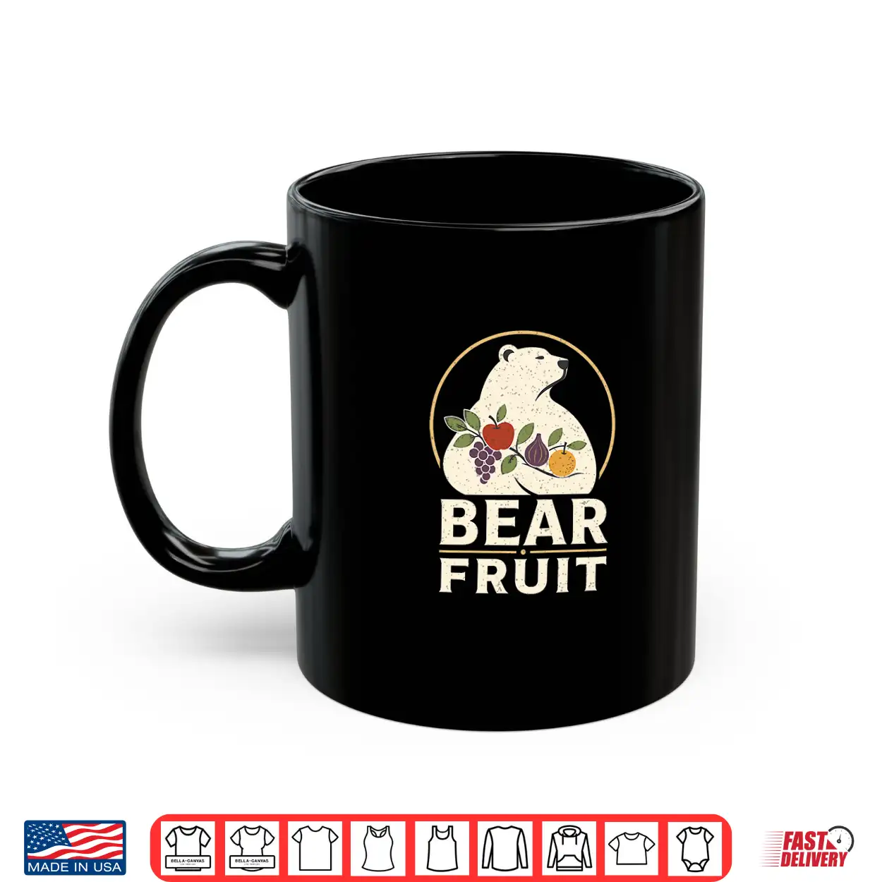 Bear Fruit Christian Harvest Pun Shirt Bear Fruit Christian Harvest Pun Shirt